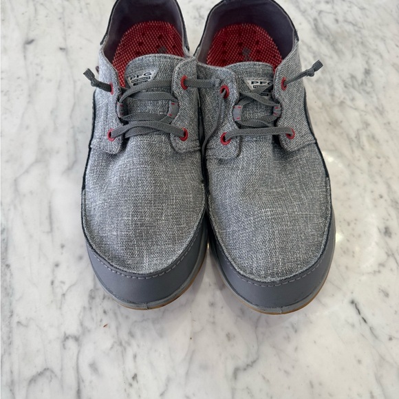 EXCELLENT Columbia PFG Gray Men's Waterproof Techlite Shoes Size 10 - Picture 7 of 8